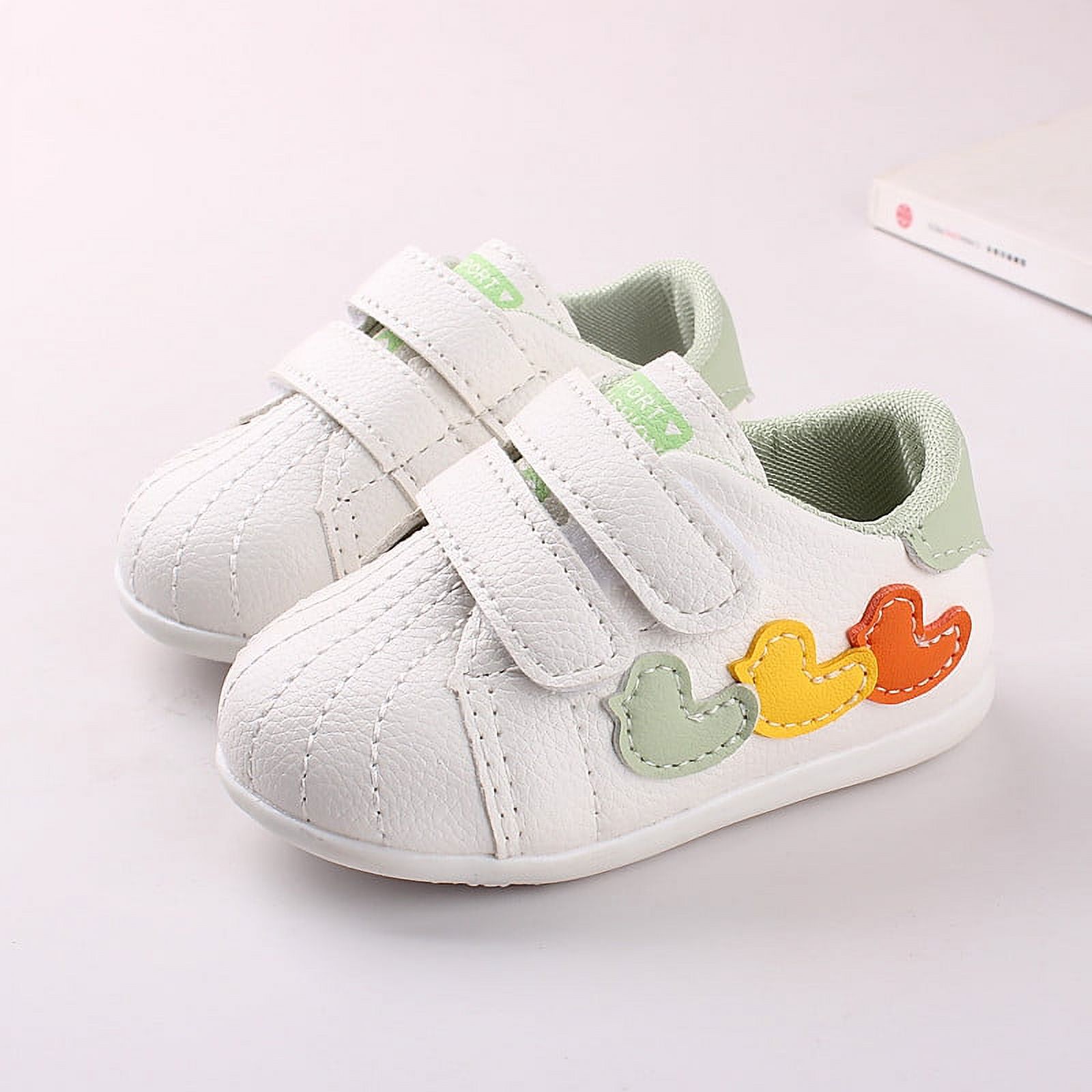 Avrntaa Uinsex Infant First Walking Shoes - Toddler Anti Slip Rubber Sole Newborn Loafers Flats